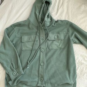 American Eagle Oversize Button Up